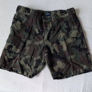 J. Crew Linen-blend Camouflage Shorts